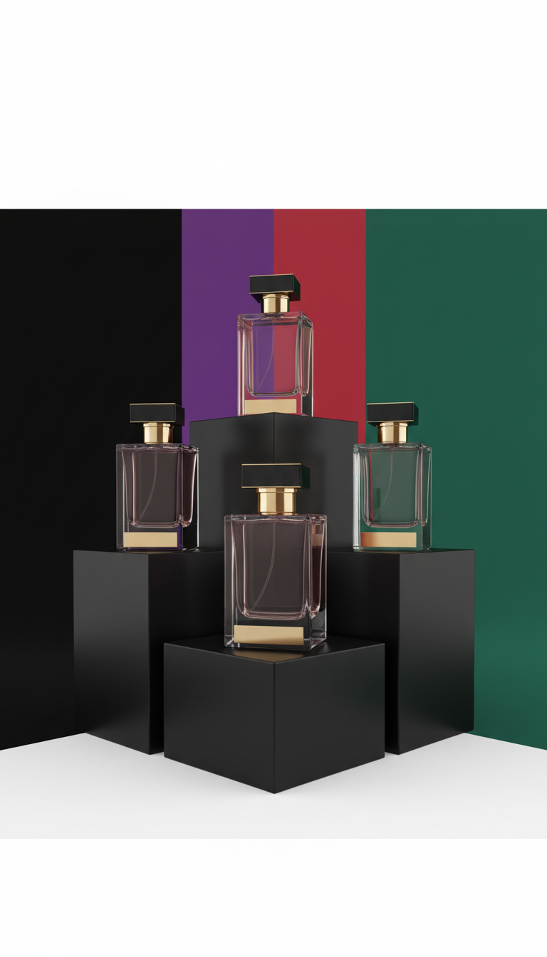 Velvet Black Eau de Parfum Glass Bottle